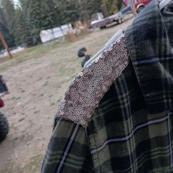 Sequin flannel - Picture 6 of 6